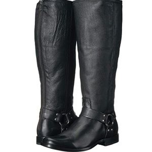 Tall Black Frye Boots